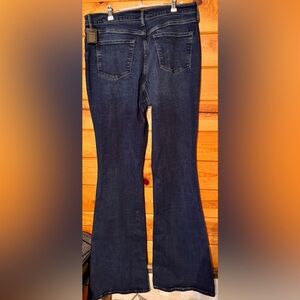 🔥a.n.a🔥 Dark Blue High Rise Flare Jeans Size 14L